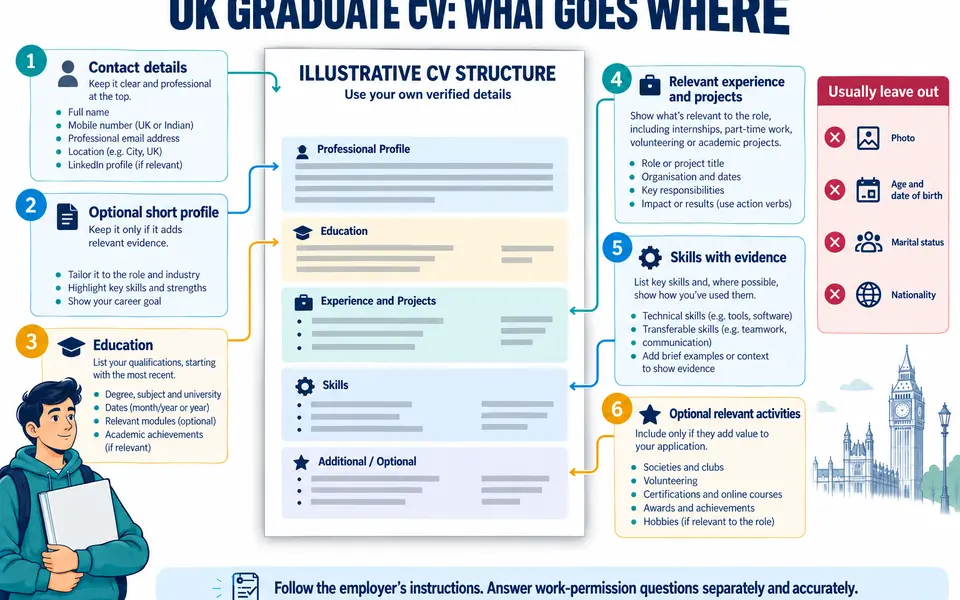 UK CV Format for International Graduates